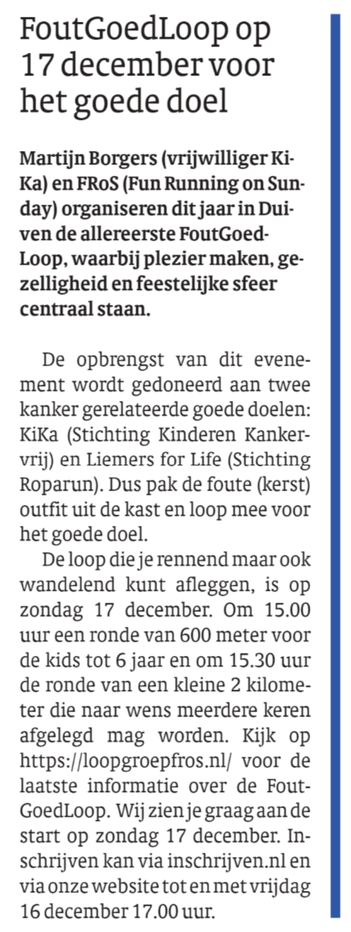 Artikel krant